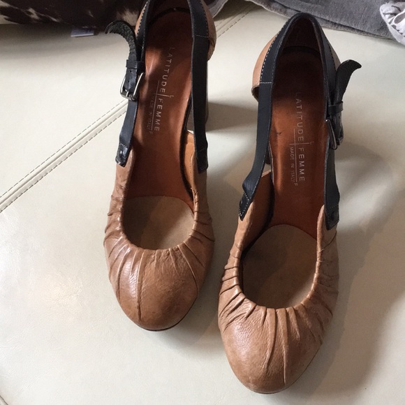 Awesome block style leather shoes - Picture 2 of 8